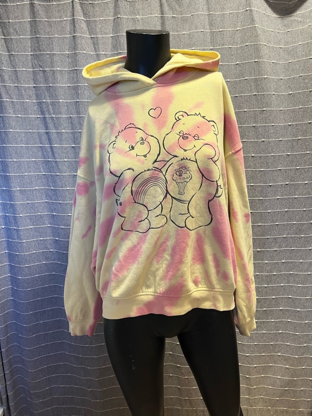 Care Bear Tie-Dye Hooded Sweater